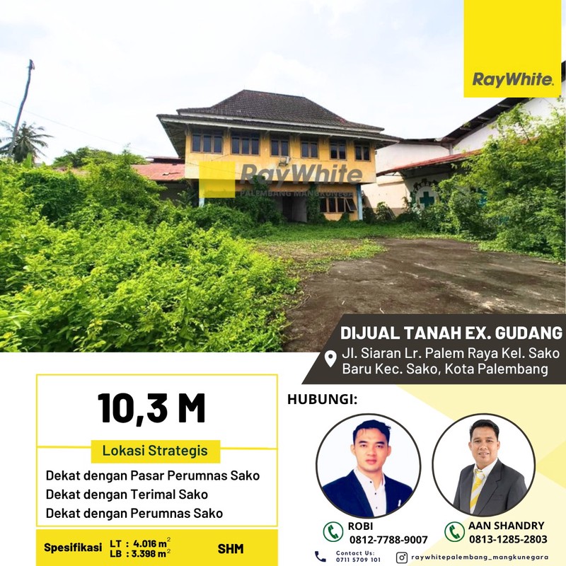 DiJual Tanah EX. Gudang 