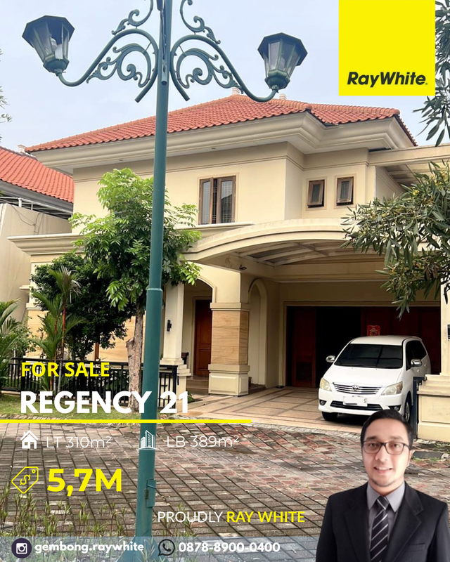 Rumah Regency 21 Dekat Galaxy Mall Surabaya Timur 