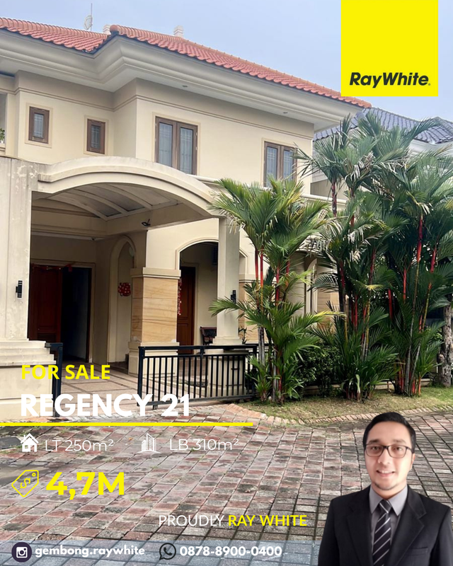 Rumah Regency 21 Jual Cepat Dekat Galaxy Mall Surabaya Timur