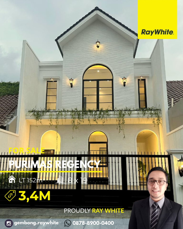 Rumah Minimalis Tropis Purimas Regency Surabaya Timur