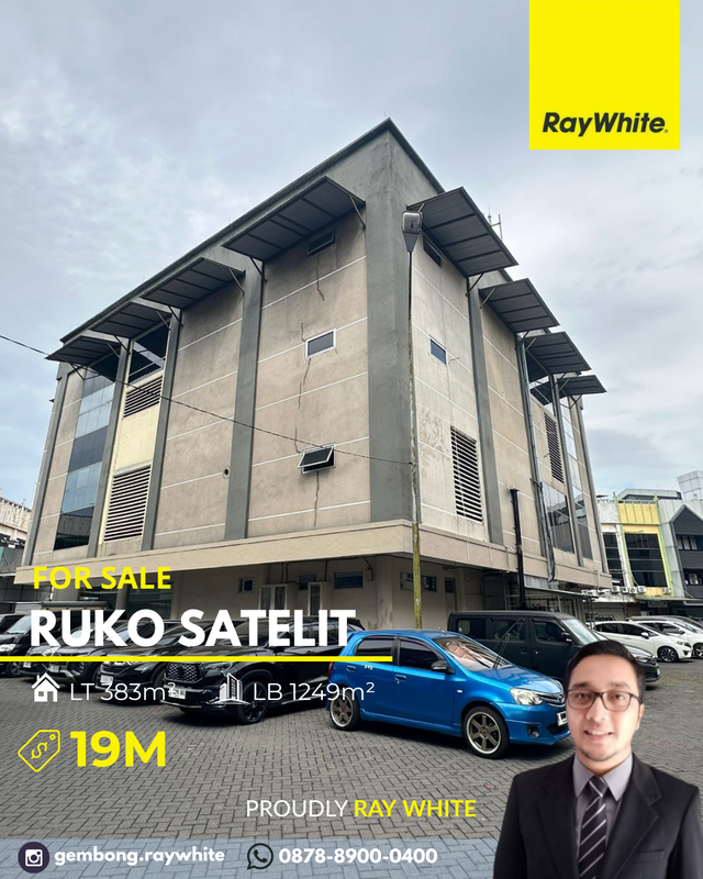 Dijual dan disewakan gedung 4 Lantai Surabaya Barat