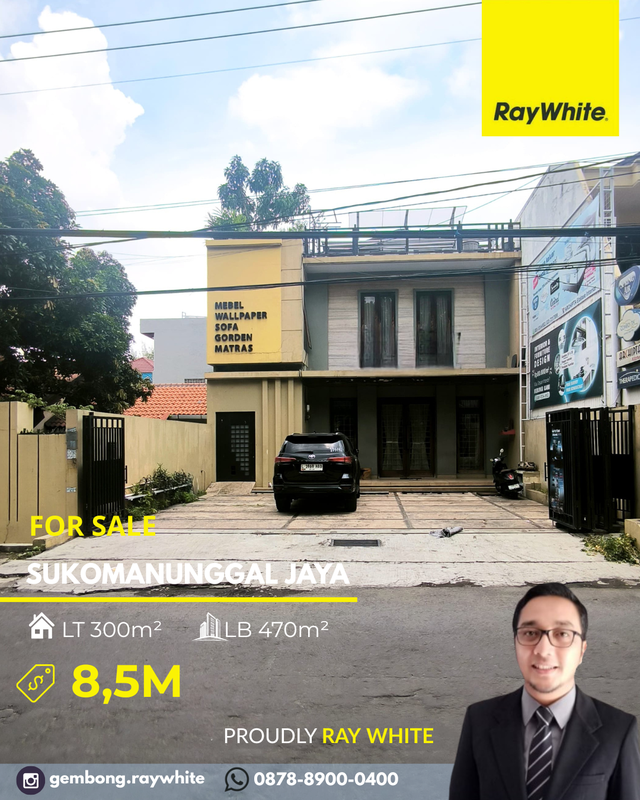 Rumah Komersial Area nol jalan Sukomanunggal Surabaya Barat 