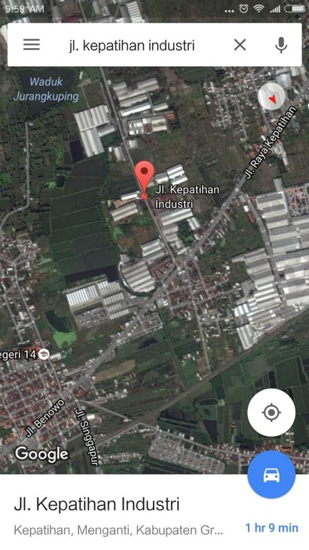 Tanah Kavling Luas + Izin Industri, Lokasi Premium Benowo Surabaya