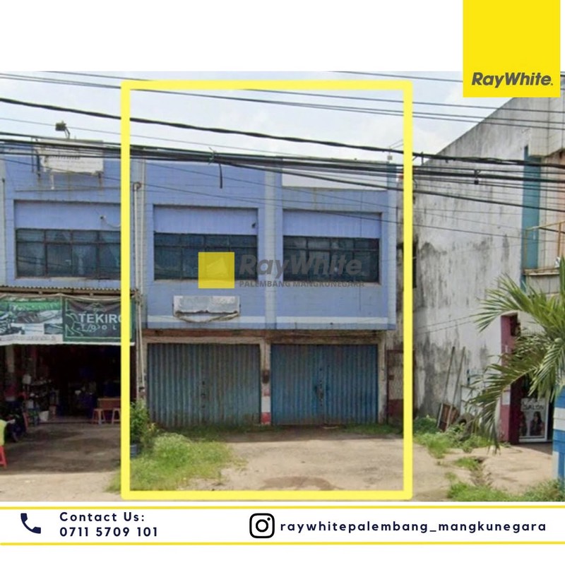 Disewakan Ruko 2 Pintu di Jl. Raya Palembang - Jambi KM 12