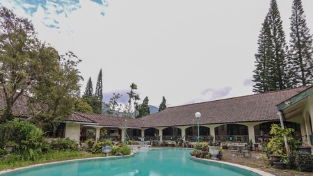 Villa klasik luas di Cimacan Cipanas akses dari Bogor Sentul City