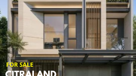 Rumah Baru 2,5 Lantai Rooftop Crystal Golf Citraland Surabaya Barat 