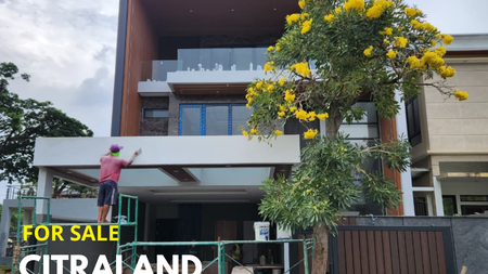 Rumah Modern Mewah Private LiFT Woodland Citraland 
