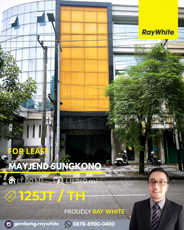 Ruko 4 Lantai Nol Jalan Raya Mayjend Sungkono Surabaya Komersial Area 
