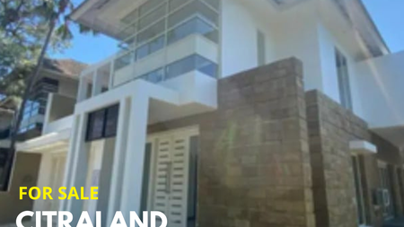 Rumah Modern Minimalis design Diamond Hill Citraland Surabaya Barat 