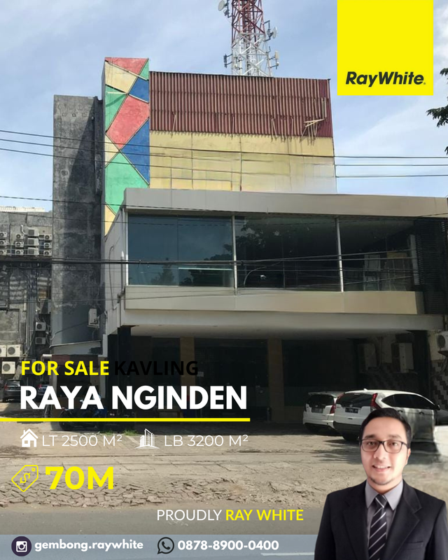 Gedung 4 Lantai Komersial Area Nol Jalan Raya nginden surabaya