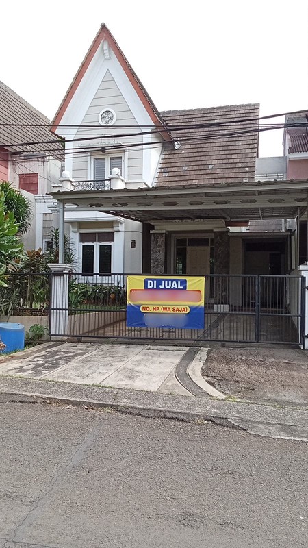 Dijual Rumah 2 Lantai di Bukit Golf Riverside Cimanggis Lingkungan Cluster Aman & Dekat Pintu Tol