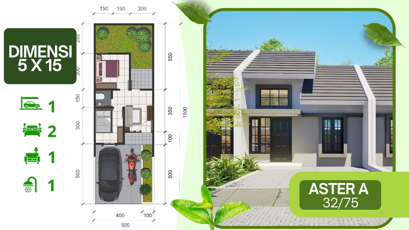 Rumah Termurah Sukodono di Grand Park Anggaswangi