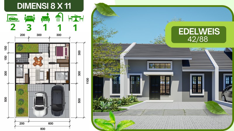 Rumah Termurah Sukodono di Grand Park Anggaswangi