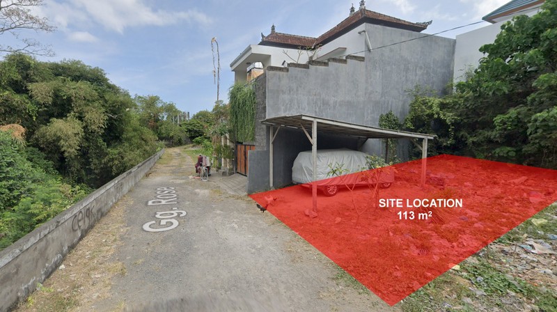 Dijual Tanah 113 Meter Persegi Siap Bangun di Batubulan, Sukawati, Gianyar - Dekat Pantai Sanur & Bypass Ida Bagus Mantra
