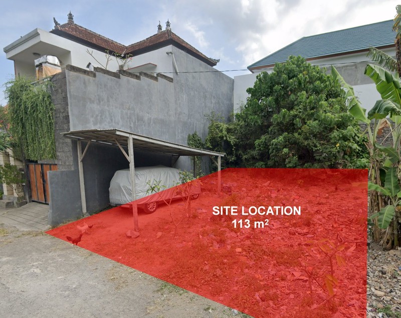 Dijual Tanah 113 Meter Persegi Siap Bangun di Batubulan, Sukawati, Gianyar - Dekat Pantai Sanur & Bypass Ida Bagus Mantra