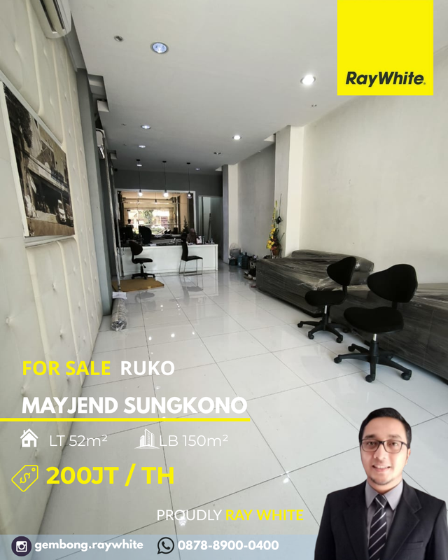 Ruko strategis 0 jalan raya mayjend sungkono surabaya Komersial area