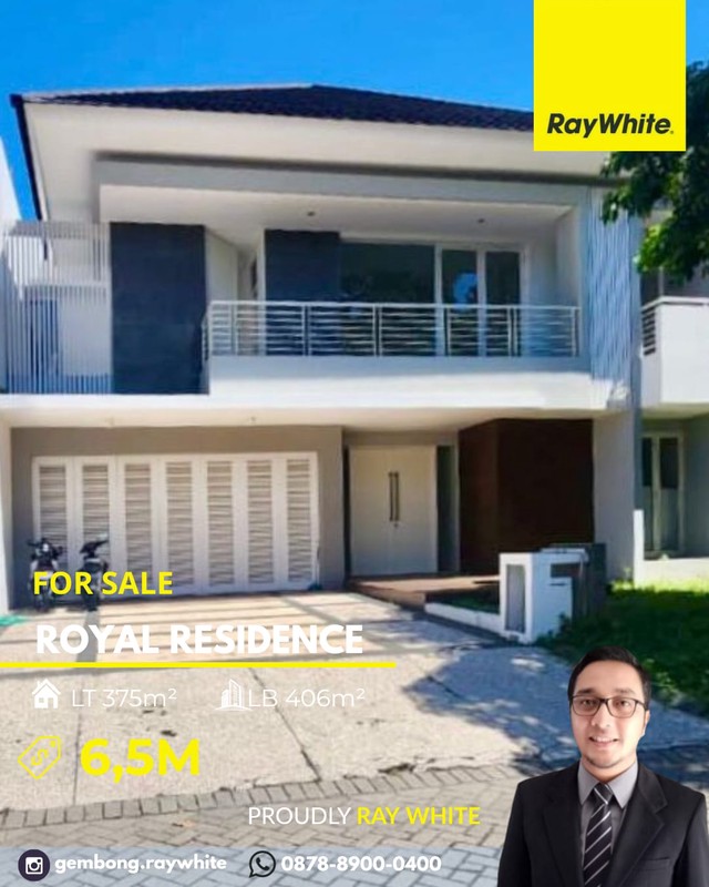 Rumah Modern Minimalis Design Royal Residence Surabaya Barat Siap Huni 