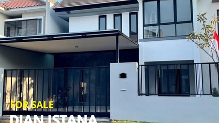 Rumah Baru Gress Interior Mewah Dian Istana Surabaya Barat Dekat PTC