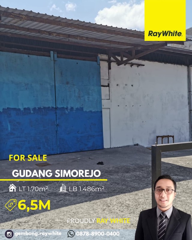 Jual Cepat Gudang Surabaya Harga Dibawah Appraisal Bank Ex Percetakan