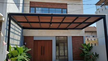 Rumah 2 Lantai Siap Huni Bonus Kanopi & AC / Kamar, Surabaya Utara 