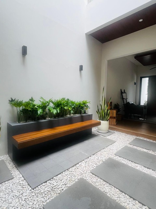 Rumah Baru Modern tropical design Taman Crysant BSD city 