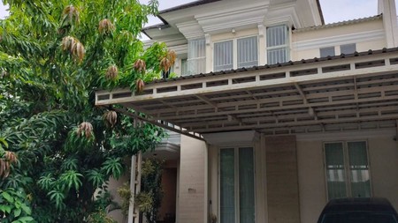 Dijual Rumah The Mansion, Pakuwon Indah, Surabaya Barat Lokasi dekat PTC; total renovasi & tambah bangunan 2021; full furnished