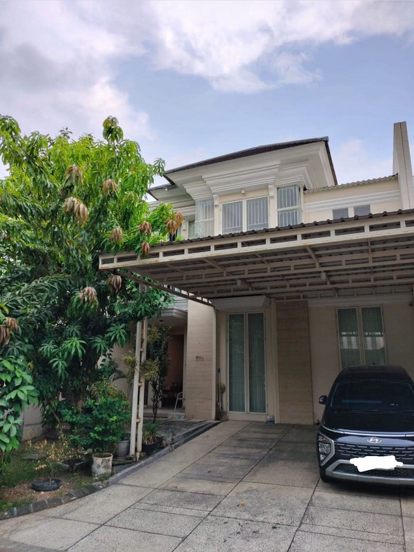 Dijual Rumah The Mansion, Pakuwon Indah, Surabaya Barat Lokasi dekat PTC; total renovasi & tambah bangunan 2021; full furnished