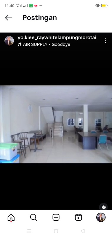 Ruko 2 pintu 3 lantai dijalan Cut Nyakdien kel. Durian Payung Tanjung Karang Pusat, Bandar Lampung (Lampung)