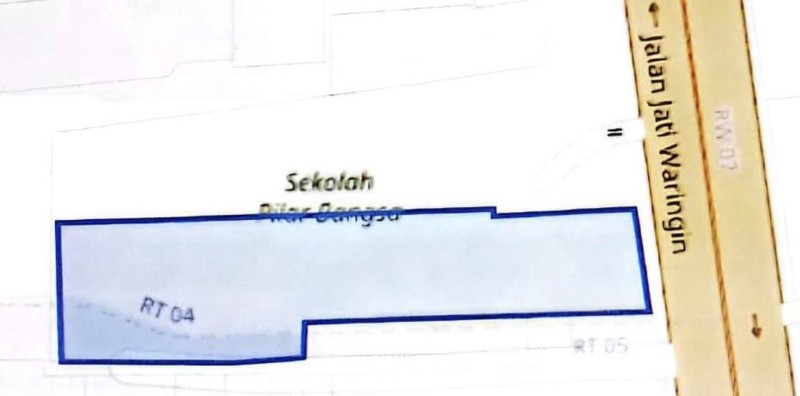 Dijual Tanah Jatiwaringin Raya, Cipinang Melayu