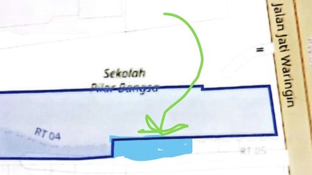 Dijual Tanah Jatiwaringin Raya, Cipinang Melayu