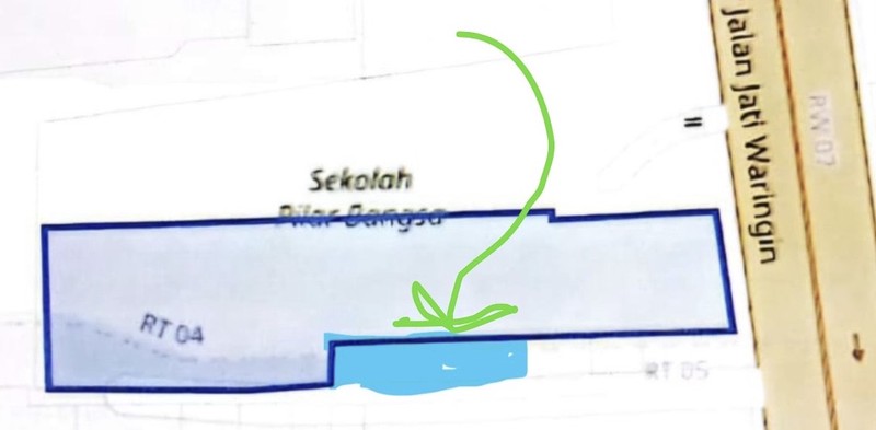 Dijual Tanah Jatiwaringin Raya, Cipinang Melayu