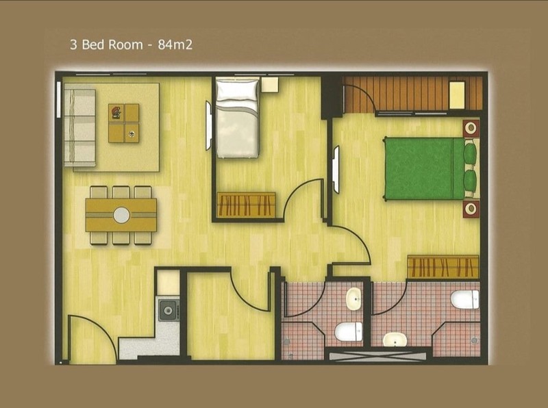 Dijual Apartemen Aspen Fatmawati Tipe 3 Kamar Lokasi Di Jakarta Selatan
