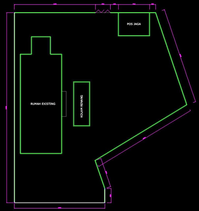 Rumah Tua Hitung Tanah area Jl WR Supratman, Ciputat Timur, Tangerang Selatan.