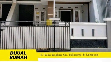 DIJUAL RUMAH DI JL.P.SINGKEP SUKARAME BD LAMPUNG