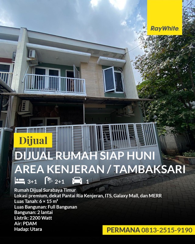 Rumah Dijual Jl. Aries 2 Lantai Siap Huni Surabaya Timur