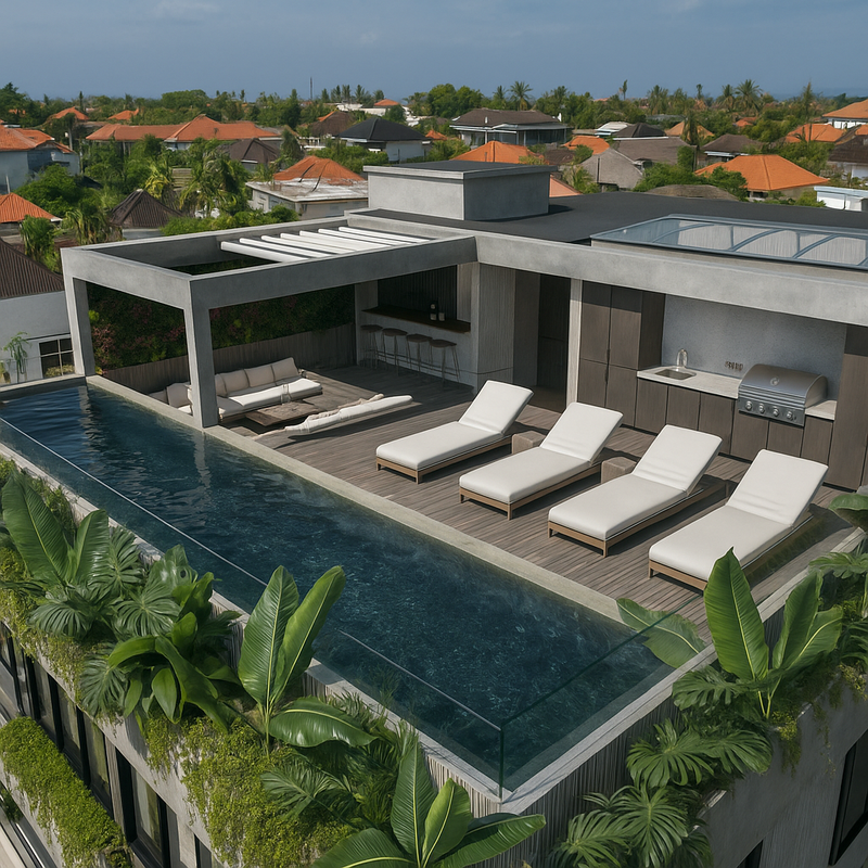 Freehold - Boutique Freehold Residences with Rooftop Pool in Berawa, Canggu, Bali