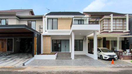 Rumah Brand New Design Modern Di Cluster Emerald Bintaro Jaya
