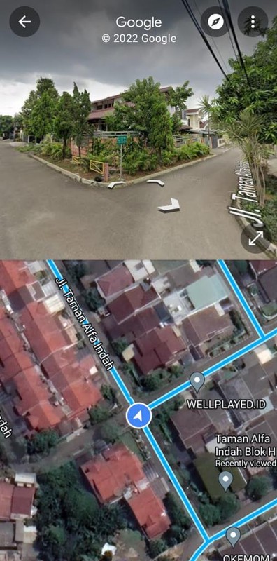 Di jual Rumah  di Jl Taman Alfa Indah Petukangan Utara - Jaksel