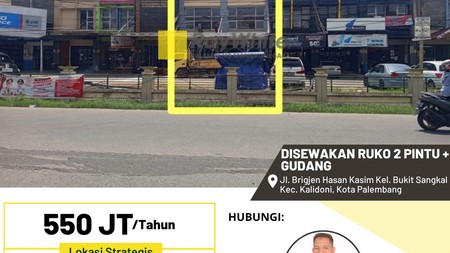 Ruko + Gudang wilayah Celentang Palembang