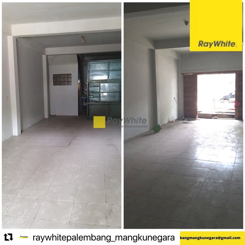 Ruko sewa tengah kota Palembang jalur bisnis 