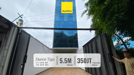 DISEWA RUKO 4 LANTAI DUREN TIGA JAKARTA SELATAN