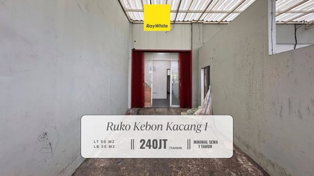 Disewakan Cepat! Tempat Usaha Strategis di Kebon Kacang 1! Cocok untuk Rumah Makan, Coffee Shop, Open Kitchen, Mini Market!