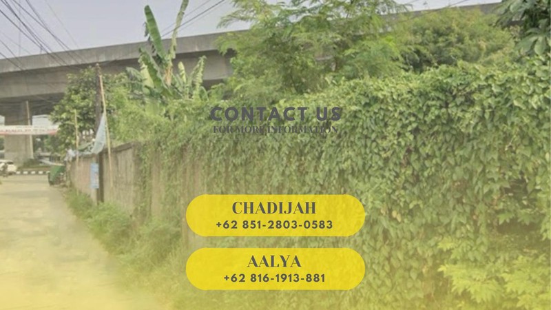 DIJUAL CEPAT! Tanah 1237 meter di pinggir jalan baru-bogor, akses di jalan utama, cocok untuk tempat restaurant, cafe, tempat padel, dan wellness center! 