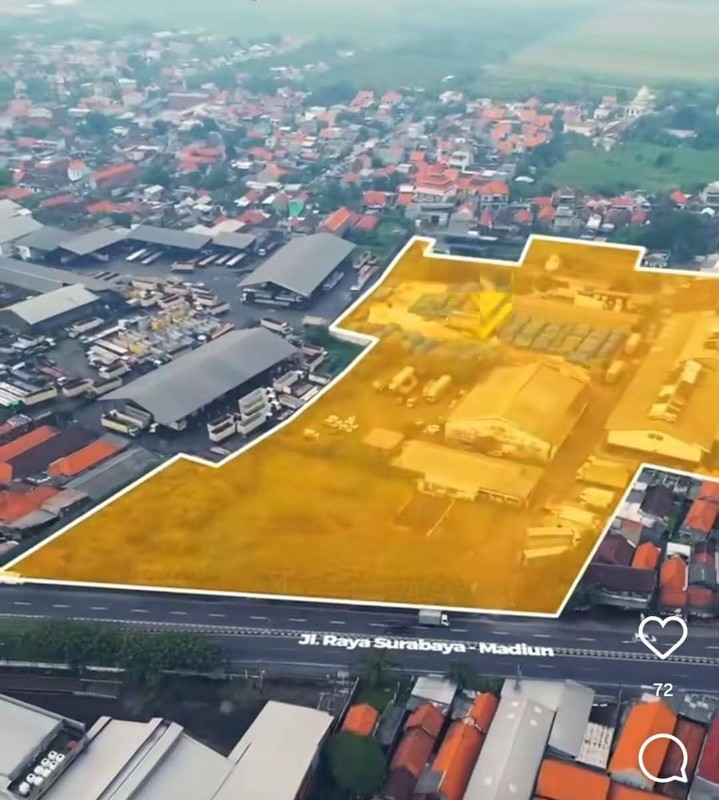 Lahan Gudang Strategis di Krian, Sidoarjo - Cocok untuk Pabrik & Pergudangan