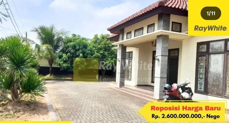 Rumah Luas murah di sukarame bandar lampung
