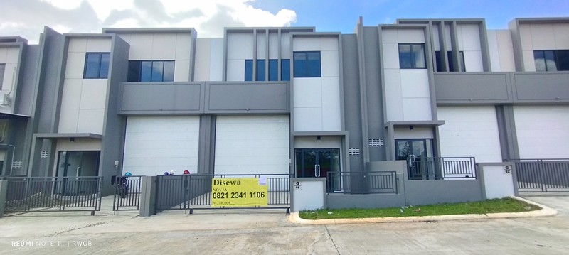 jarang ada disewa gudang taman tekno x bsd city jarang ada siap huni kondisi baru dekat toll in dan out bisa masuk kontainer