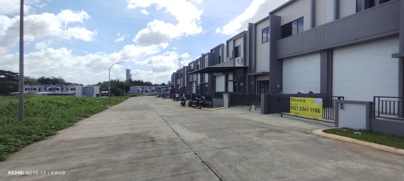 jarang ada disewa gudang taman tekno x bsd city jarang ada siap huni kondisi baru dekat toll in dan out bisa masuk kontainer