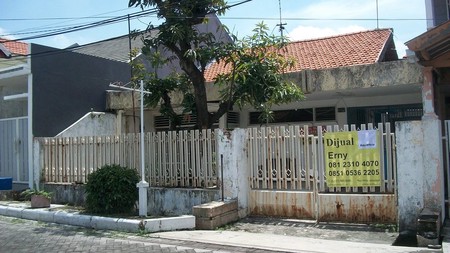 Rumah Hitung Tanah !!! di Rungkut Mejoyo Selatan Surabaya Timur, Luas 10 x 20 m2, SHM, Hadap Utara