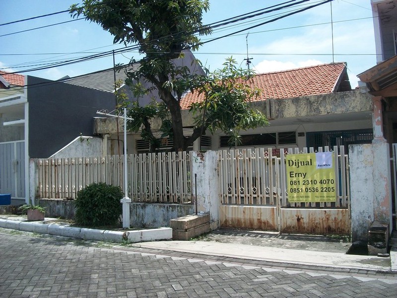 Rumah Hitung Tanah !!! di Rungkut Mejoyo Selatan Surabaya Timur, Luas 10 x 20 m2, SHM, Hadap Utara