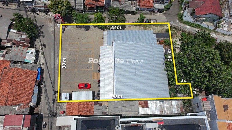 Lahan Komersial 1004 m2 di Cinere - Cocok untuk Bisnis & Investasi